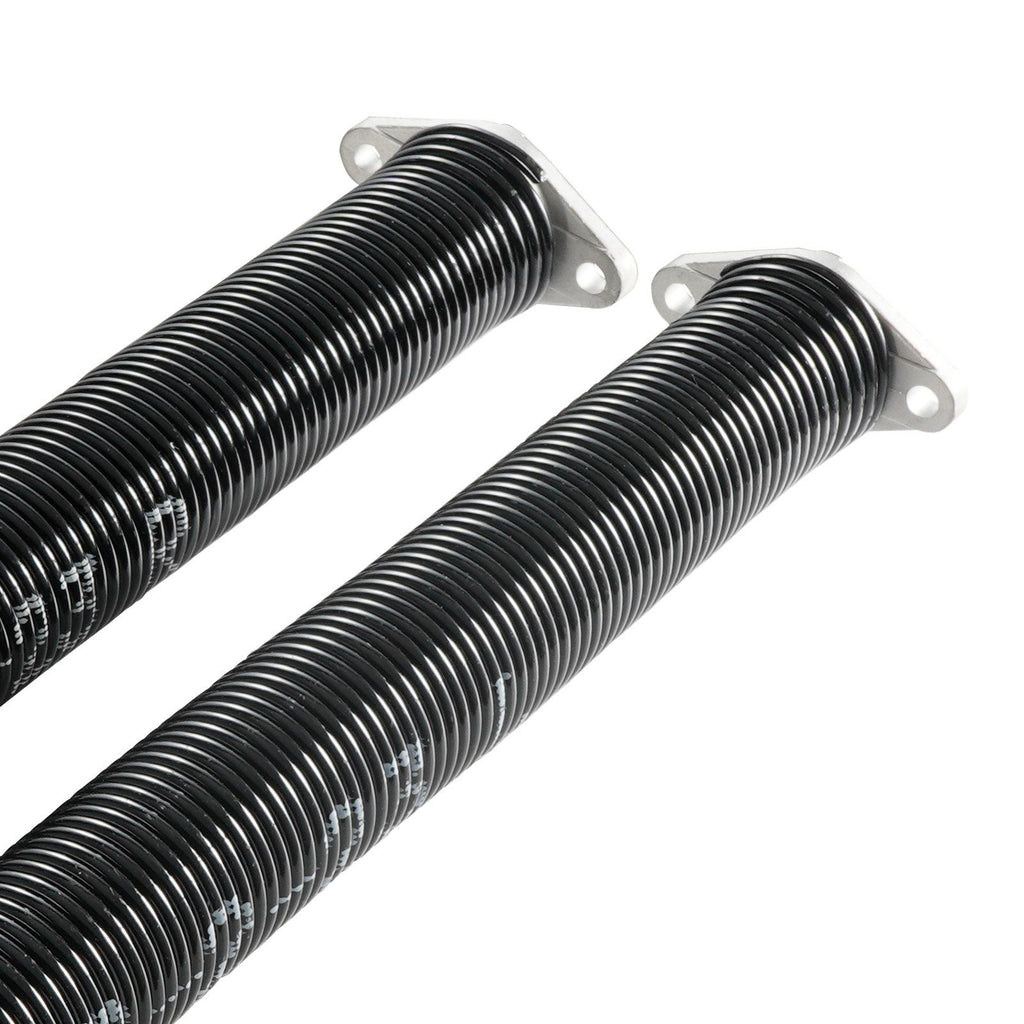 Garage Door Torsion Springs, Pair of 0.218 x 2 x 23inch, Garage Door Springs with Non-Slip Winding Bars, 16000 Cycles, Gloves and Mounting Wrench, Electrophoresis Coated for Replacement