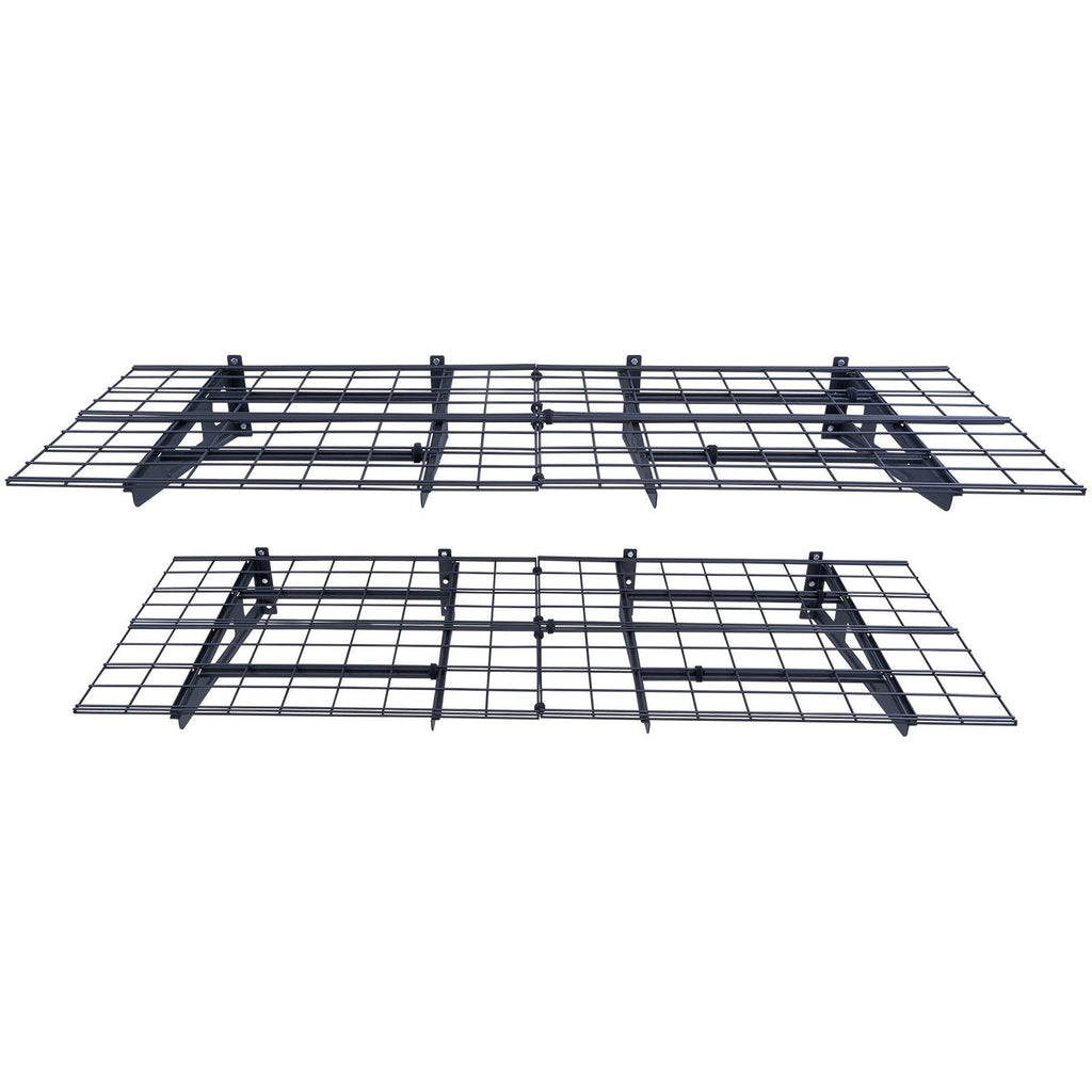 Garage Storage Shelving, 2 Pack, 6 x 2 ft Heavy Duty Garage Shelves Wall Mounted, 1000 lbs Load Capacity(Total) Garage Storage Rack Floating Shelves, Suitable for Shop, Shed, Garage Storage