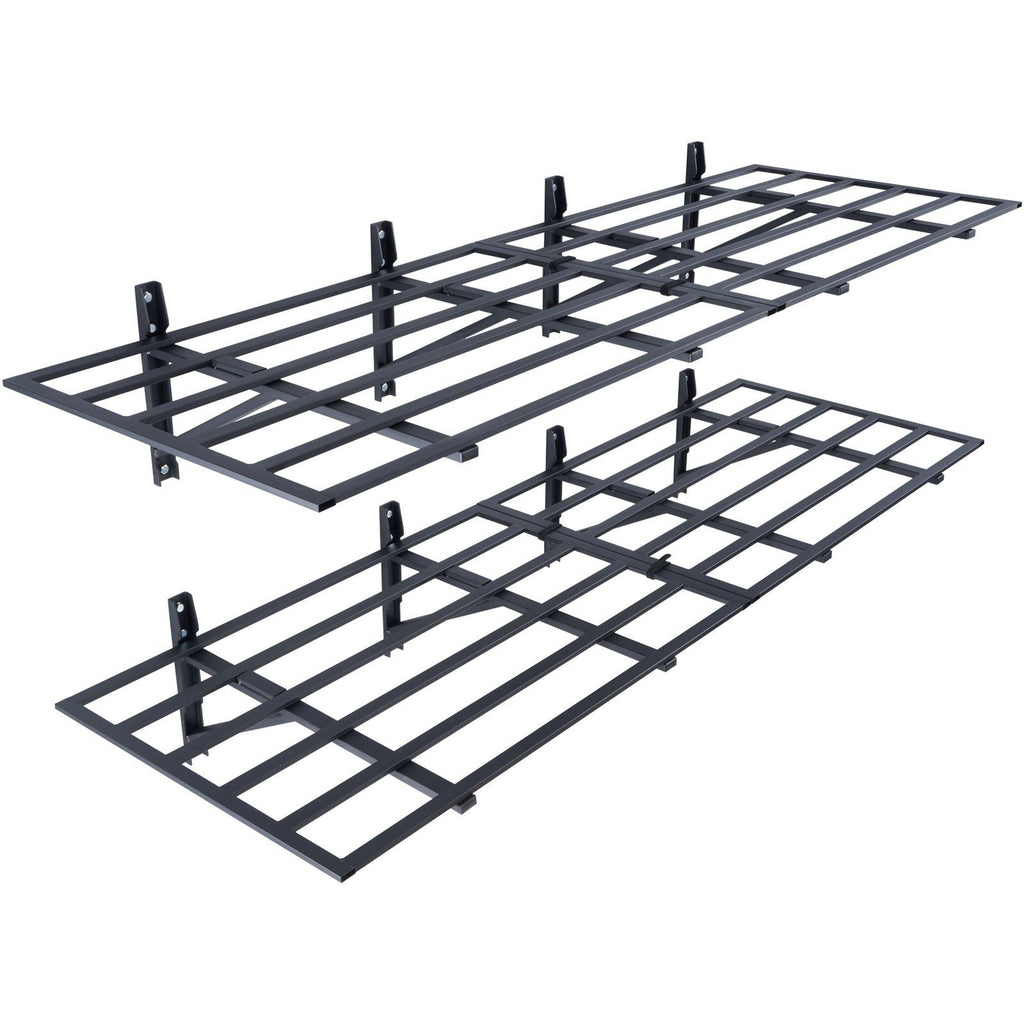 Garage Storage Shelving, 2 Pack, 6 x 2 ft Heavy Duty Garage Shelves Wall Mounted, 1600 lbs Load Capacity(Total) Garage Storage Rack Floating Shelves, Suitable for Shop, Shed, Garage Storage