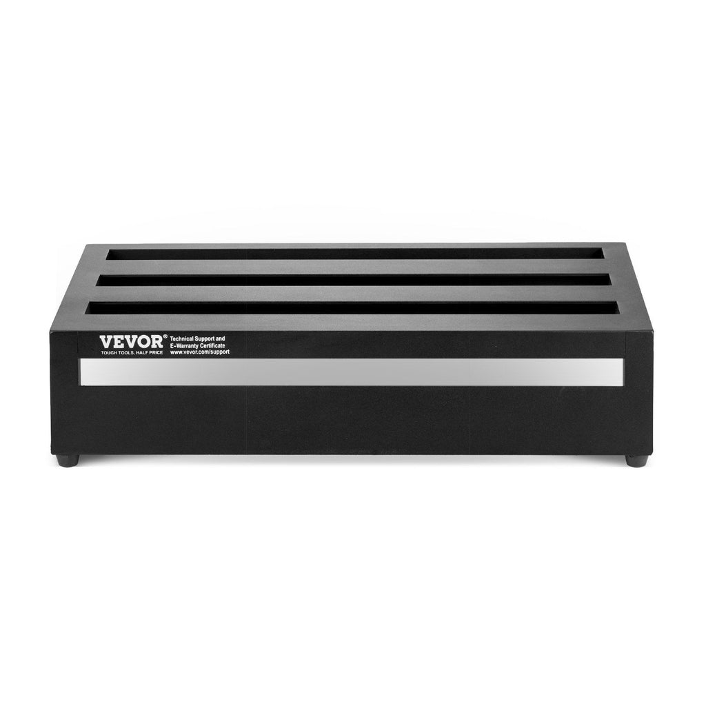 Guitar Pedal Board, 20'' x 11'', Aluminum Alloy 2.2 lbs Super Light Guitar Effects PedalBoard, with Carry Bag Velcro Fixed Strap Shoulder Strap Rolling Strips, Accommodate 10-12 Guitar Pedals