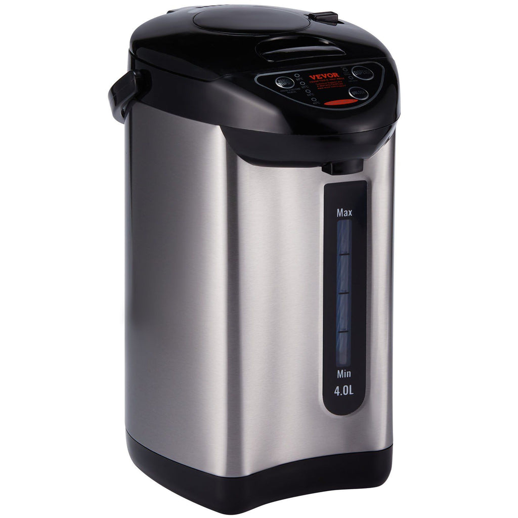 Hot Water Dispenser, Adjustable 4 Temperatures Water Boiler and Warmer, 304 Stainless Steel Countertop Water Heater, 3-Way Dispense for Tea, Coffee and Baby Formula, 4L/135 oz