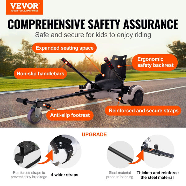 Hoverboard Seat Attachment, Compatible with All 6.5