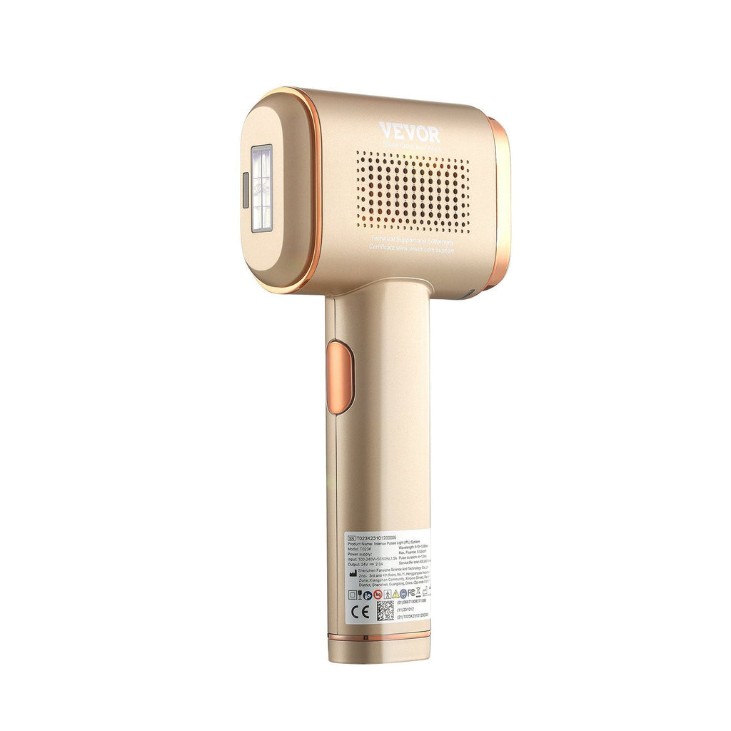 IPL Hair Removal, Permanent Hair Removal with Sapphire Ice Cooling System, Painless At-Home Hair Removal Device for Women Men, Auto/Manual Modes, 5 Levels for Body & Face