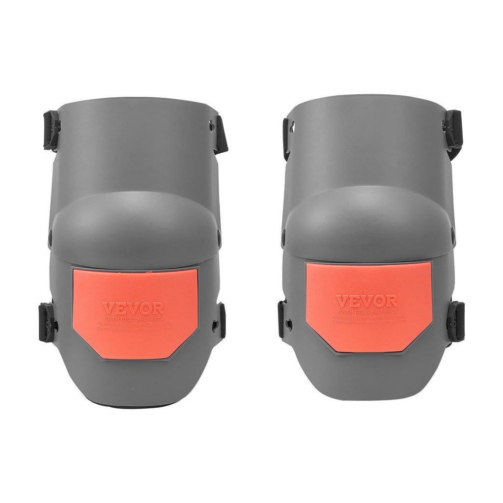 Knee Pads for Work, Extra Thick Construction Knee Pads with Foam Cushion - Pro Safeguard & Comfort, Work Knee Pads|Gardening Knee Pads|Flooring Knee Pads| for Men & Women, Gray and Orange