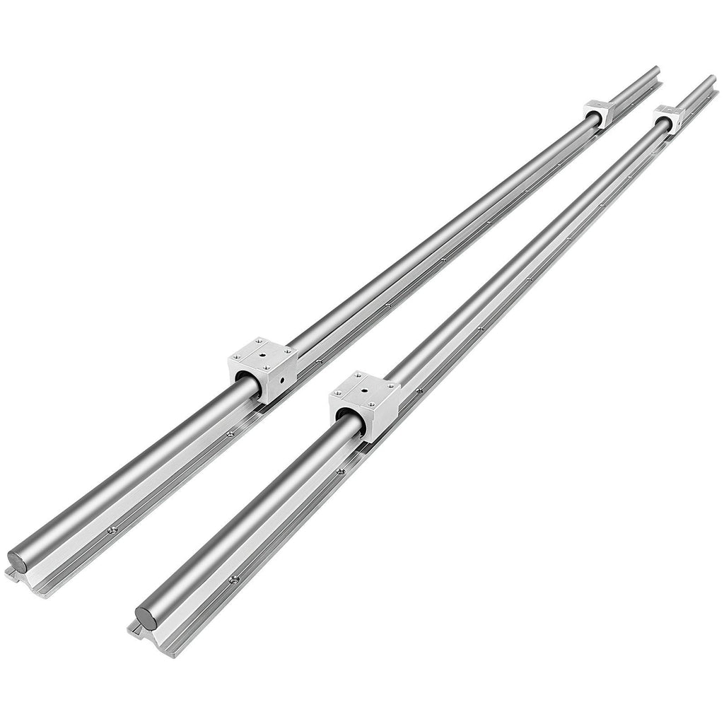 Linear Rail SBR20-1800mm 2 Linear Slide Guide with 4 SBR20UU Bearing Block