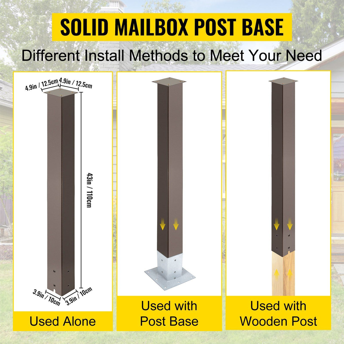 Universal Post Machine VEVOR Mailbox Post, 43