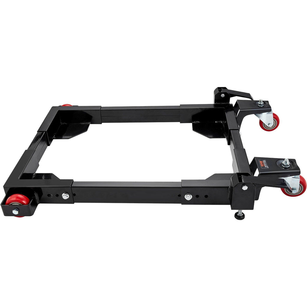 Mobile Base, 1500 lbs Capacity, Adjustable from 20.7" x 23.7" to 28" x 33.5", Heavy Duty Universal Mobile Base Stand with Swivel Wheels, for Woodworking Equipment, Bandsaw, Power Tools, Machines