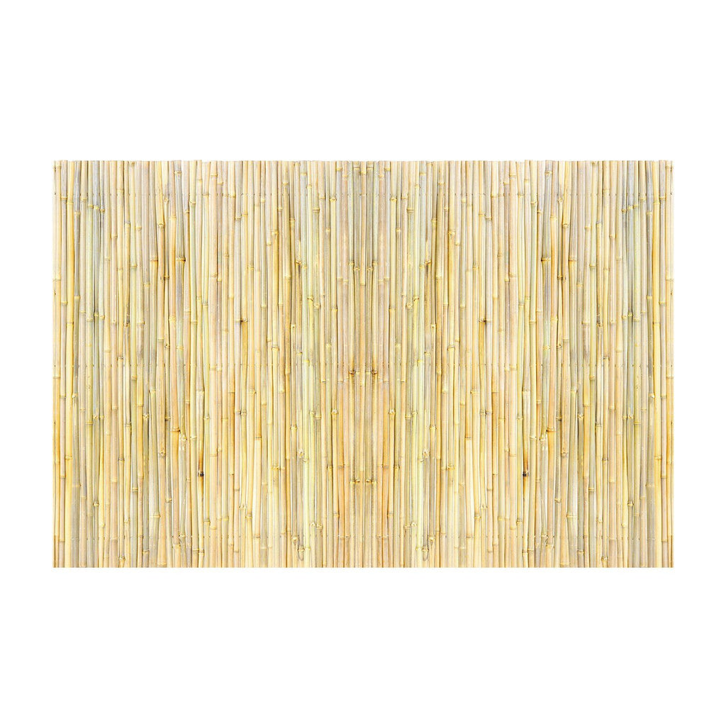 Natural Rolled Bamboo Fence, Eco-Friendly Bamboo Privacy Fence 6 ft H x 8 ft L x 0.75 in D. , Decorative Bamboo Privacy Screen for Garden, Backyard, Balcony, Patio, Pool Side