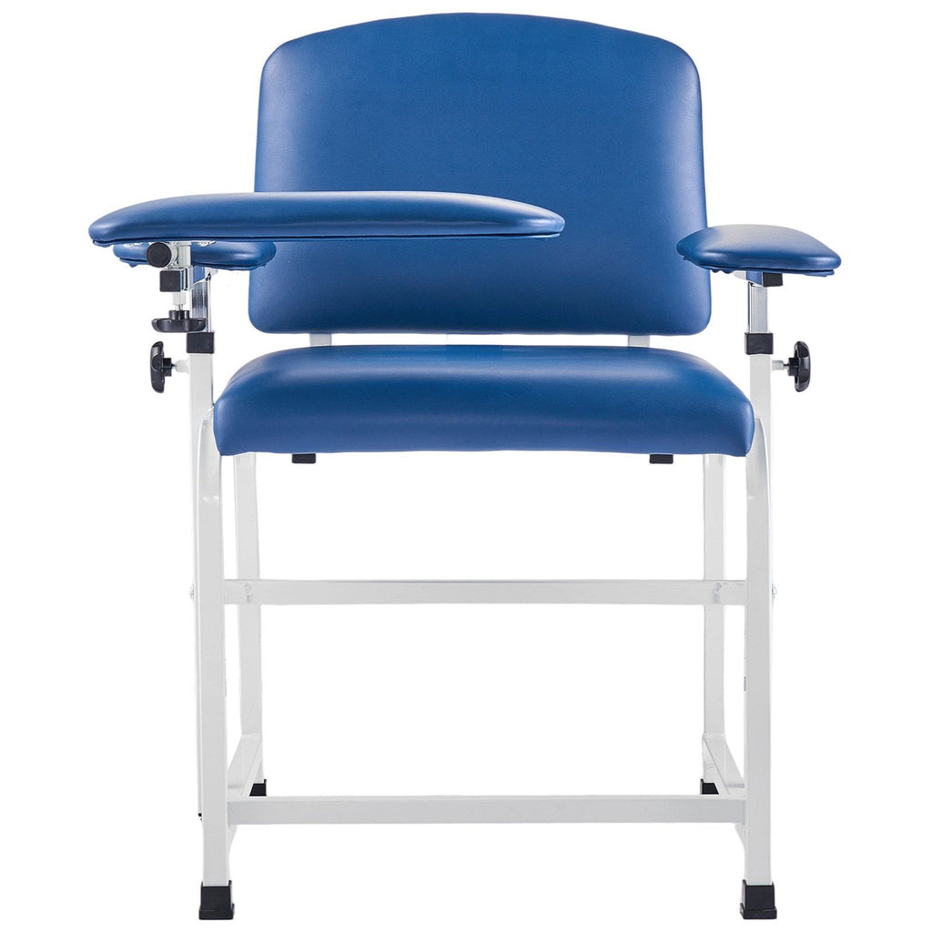 Phlebotomy Chair Blood Draw Chair with Adjustable Armrests and Flip Arm