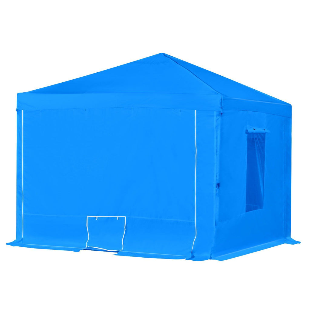 Portable Paint Booth Tent, 115.35 x 115.35 x 71.26 inch Portable Garage Spray Tent, Waterproof Spray Booth with Foldable Frame Design & 2 Mesh Side Windows for Auto Parts, Furniture, Motorcycle
