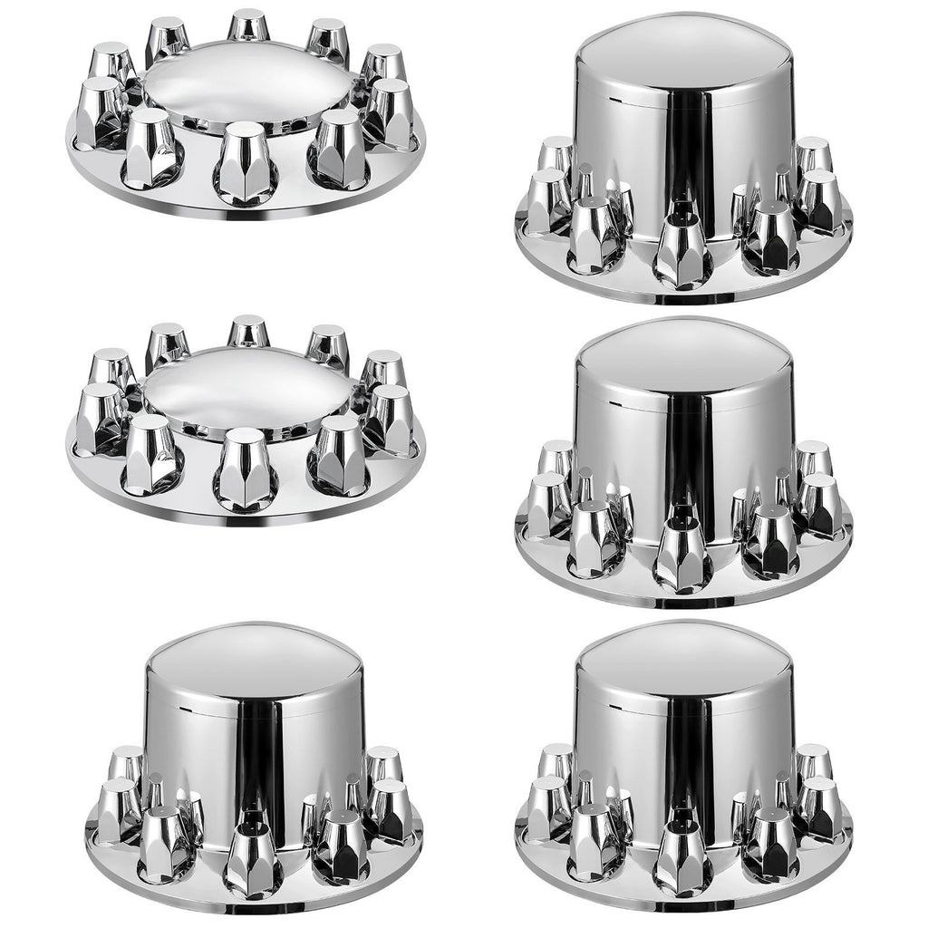 Rear&Front Axle Cover Combo Kit ABS Lug Nut Covers with Nut Cover Tools