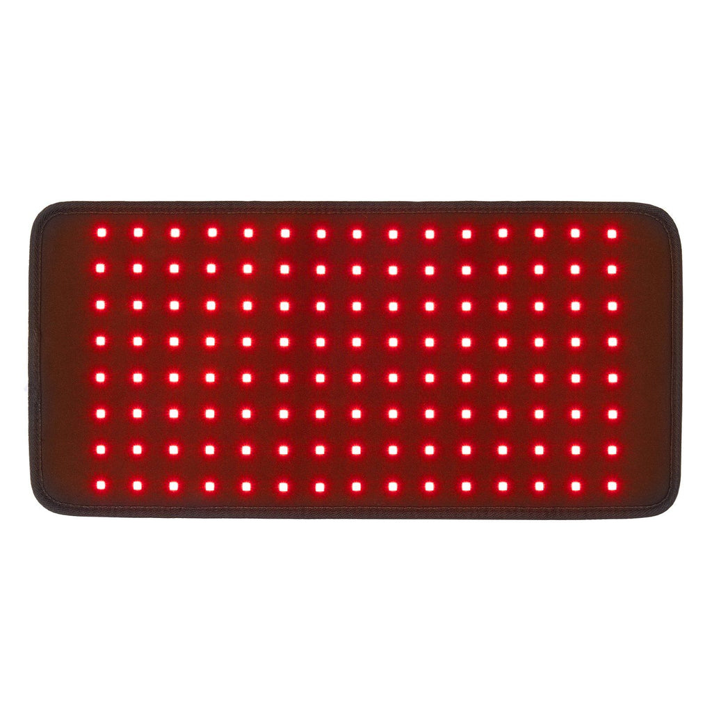 Red Light Therapy Pad, 120PCS 3-Chip LED Light Therapy Pad, 660nm & 850nm Dual Wavelengths Light Therapy for Back Shoulder Neck Pain Relief, Skin Health, Wound Healing, 16.1 x 7.9-inch