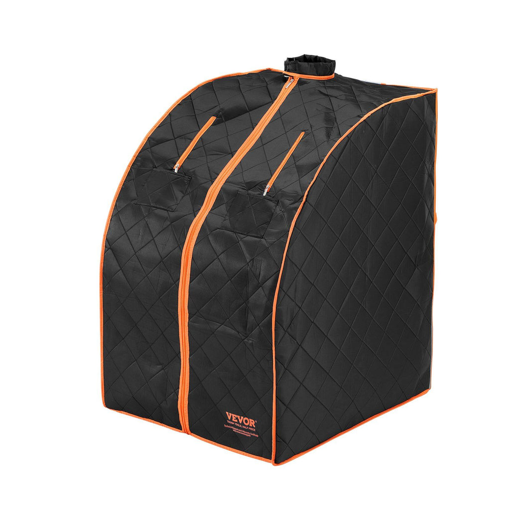 Sauna Blanket for Detoxification, 1050W Portable Far Infrared Sauna Tent for Home, 104 - 167°F , 1-60 Minutes Timer , Personal Sauna Box for Home Spa Indoor Black 27.56 x 31.5 x 38.58 inch