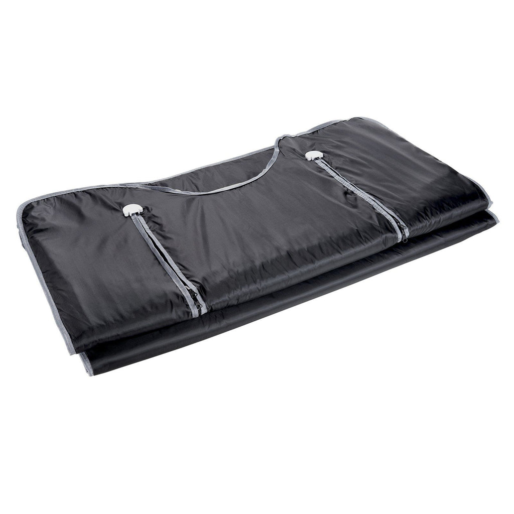 Sauna Blanket for Detoxification, Portable Far Infrared Sauna for Home, Oxford Sauna Bag w/ Arm Holes & Carbon Fiber Heating, 1-6 Level Adjustable Temp 95-176°F , 5-60 Minutes Timer, 75 x 35 in