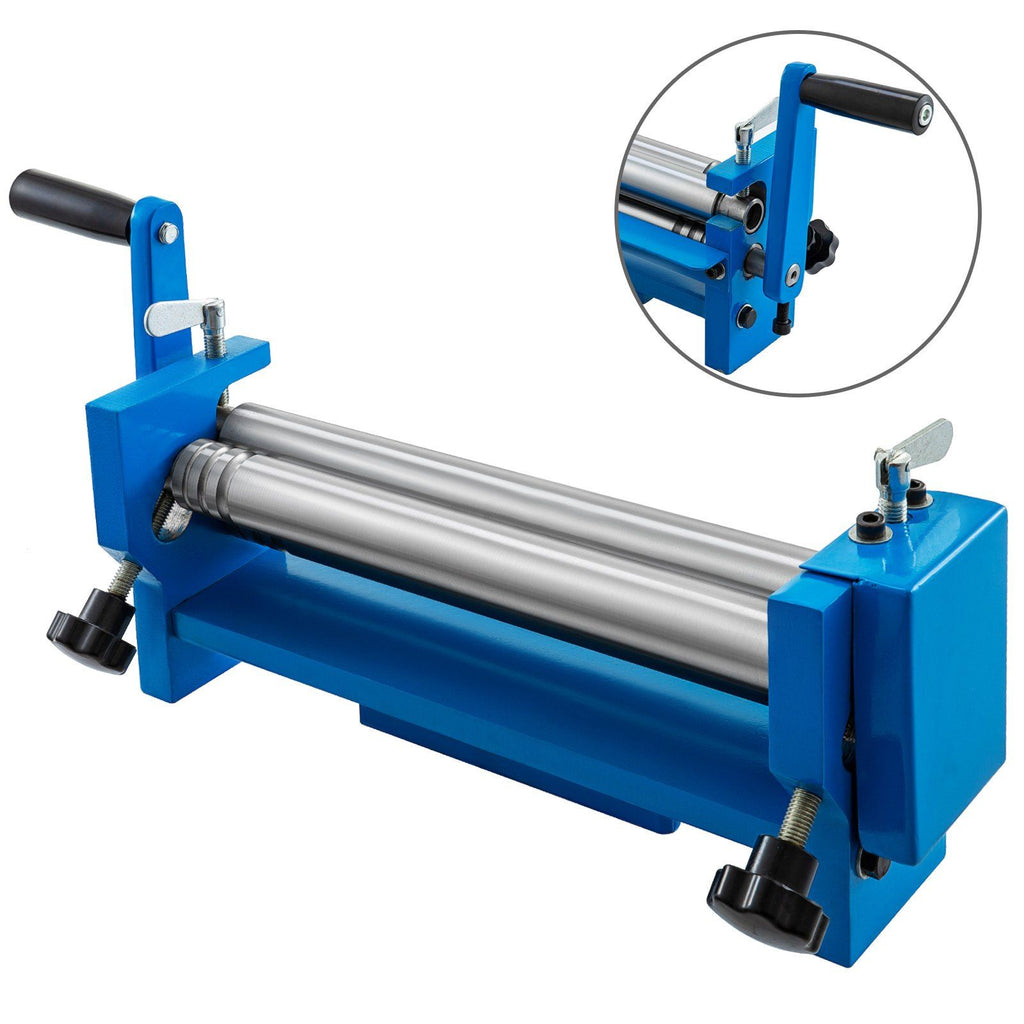 SJ 300 Slip Roll Machine, Max 12inch/300mm Forming Width & 1mm Thickness Sheet Metal Roller, Manual Slip Roll with Crank Handle