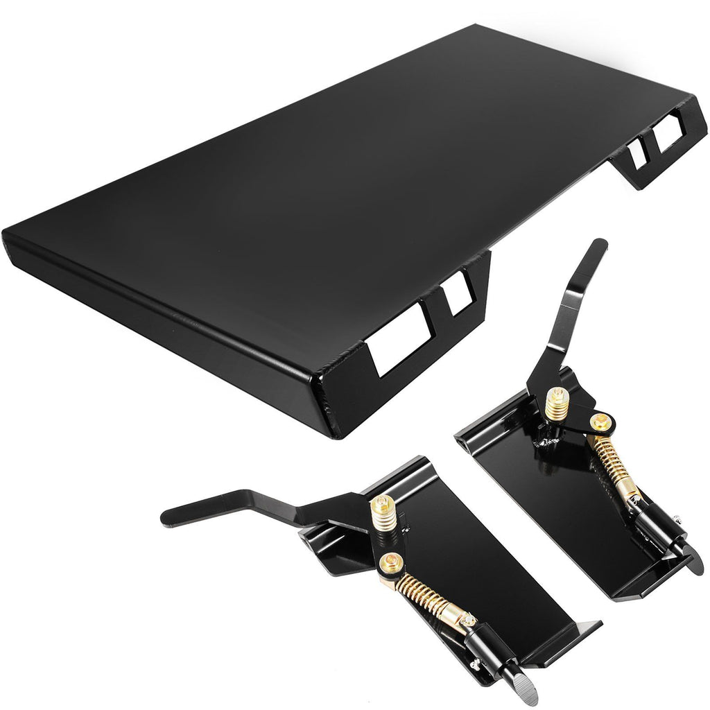 Skid Steer Quick Attachment Plate & Conversion Adapter Latch Box 1/4"