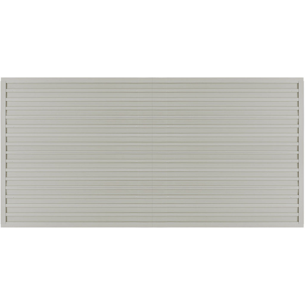 Slatwall Panels, 4 ft x 1 ft Gray Garage Wall Panels 12"H x 48"L (Set of 8 Panels), Heavy Duty Garage Wall Organizer Panels Display for Retail Store, Garage Wall, and Craft Storage Organization