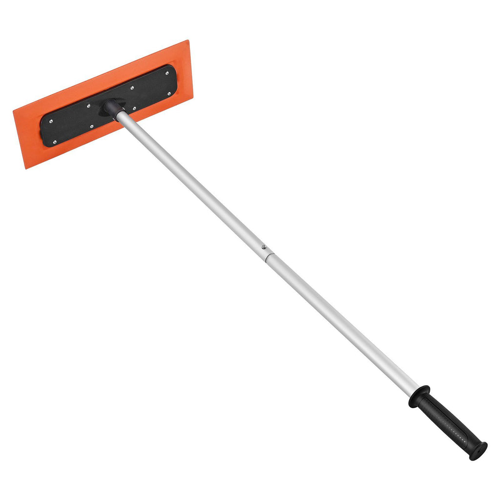Snow Roof Rake, 4ft Long Reach Car Roof Snow Scraper, 17.7 in Foam Blade for No Scratches, Non-Slip Handle, Lightweight Snows Removal Tool for Vehicle Garage Rooftop Leaves Debris Clearing