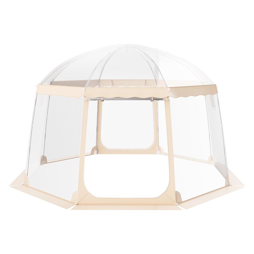 Sports Tent Instant Pop-Up Tent Shelter Weather Proof 8-10 People Clear