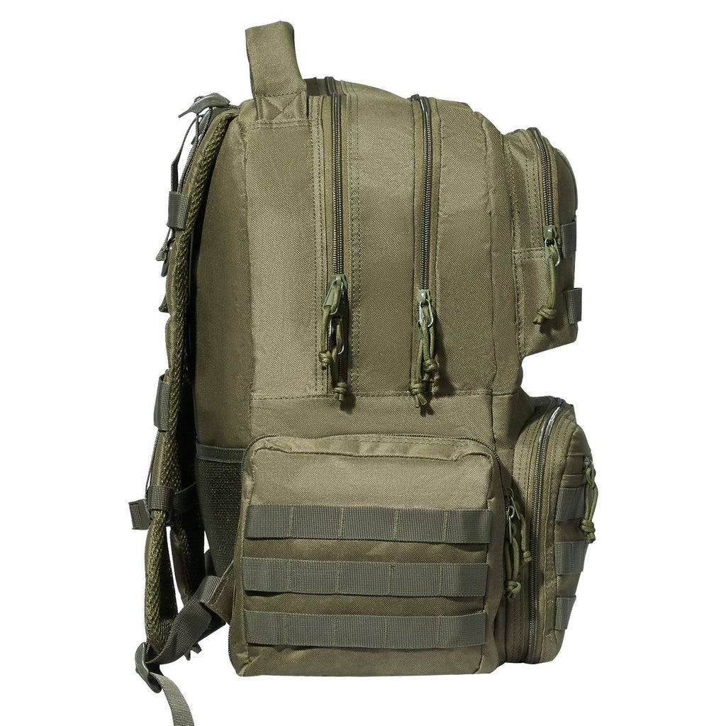 Tactical Range Backpack for 6 Pistols Gun Backpack Green,Range Bag for Handguns Gun Case Bag with Lockable Zipper for Shooting Range Outdoor Hunting