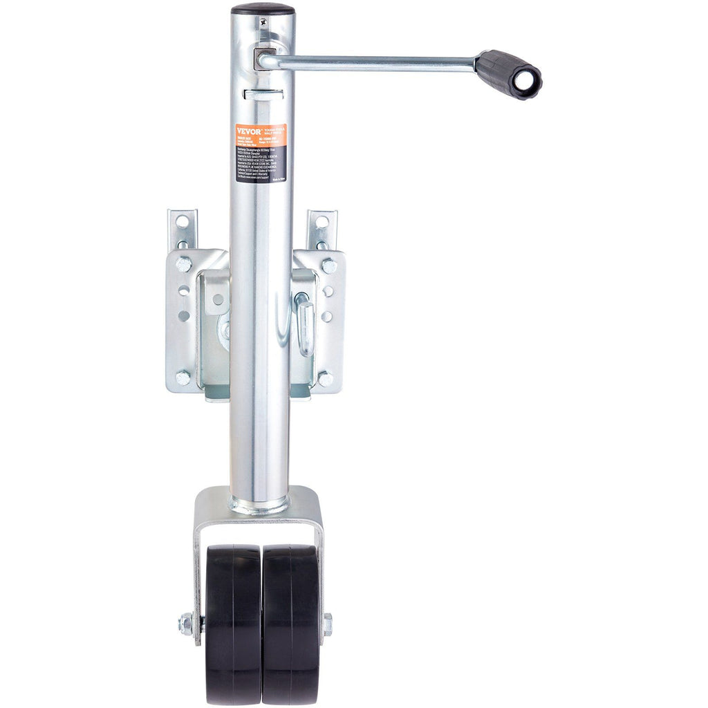 Trailer Jack, Boat Trailer Jack 35.3 in, Bolt-on Trailer Tongue Jack Weight Capacity 2000 lb, with PP Wheel and Handle for lifting RV Trailer, Horse Trailer, Utility Trailer, Yacht Trailer