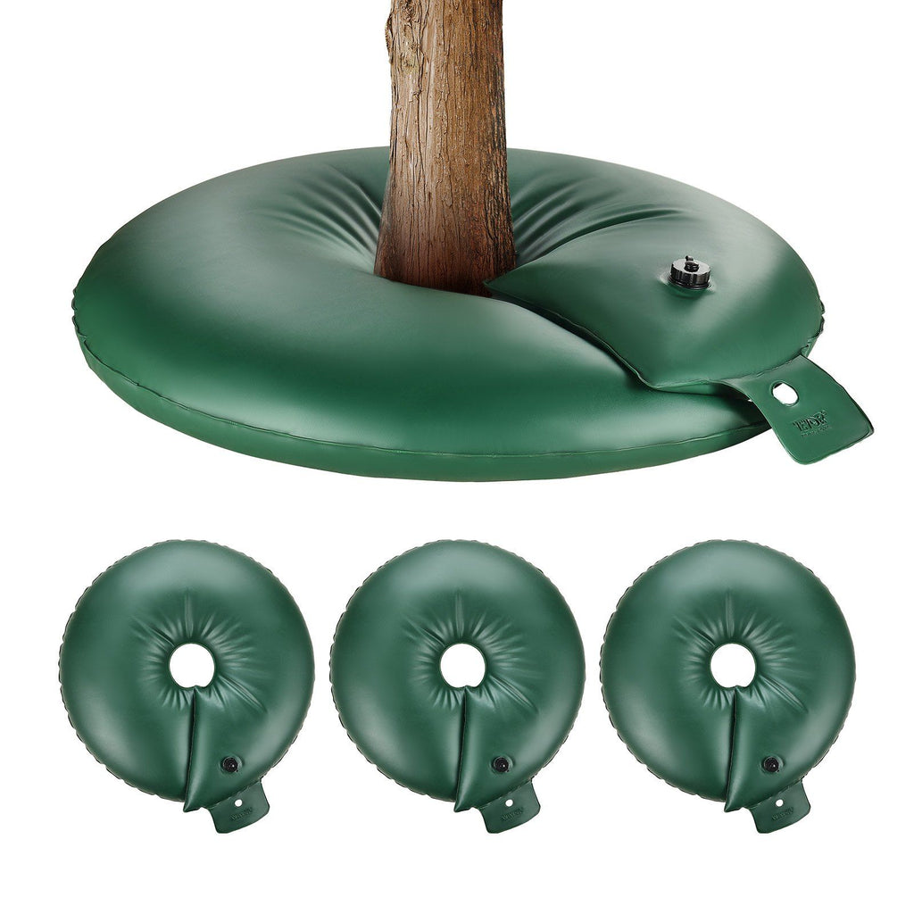 Tree Watering Bag Slow Release, 4 Pack 20 Gallons Tree Watering Bags/Ring, Reusable Refillable Tree Irrigation Ring Water Bags, Heavy Duty Watering System for Shrub Tree Root Drip Irrigation