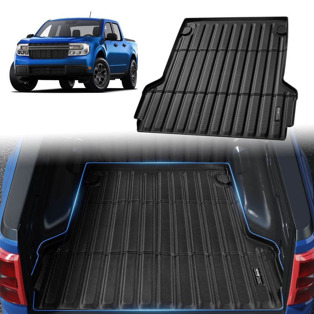 Truck Bed Mat Fit 2022-2024 Ford Maverick TPE Truck Bed Liner Accessories