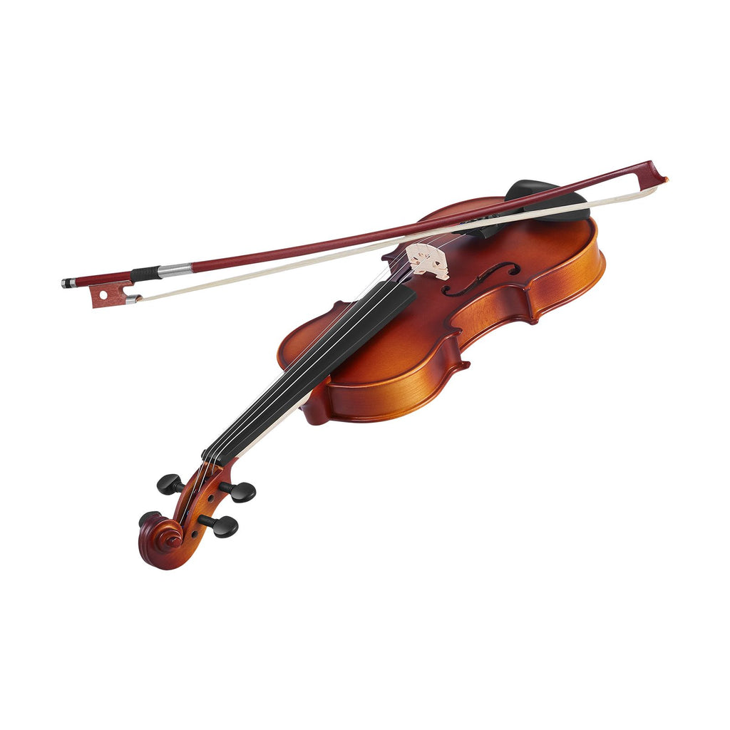 Violin 3/4 Size for Adults, Violin Fiddle Set for Beginners Student with Hard Case, Rosin, Bow, Shoulder Rest,Bridge,Tuner and Extra Strings,Solidwood Professional Musical Instruments (Brown)