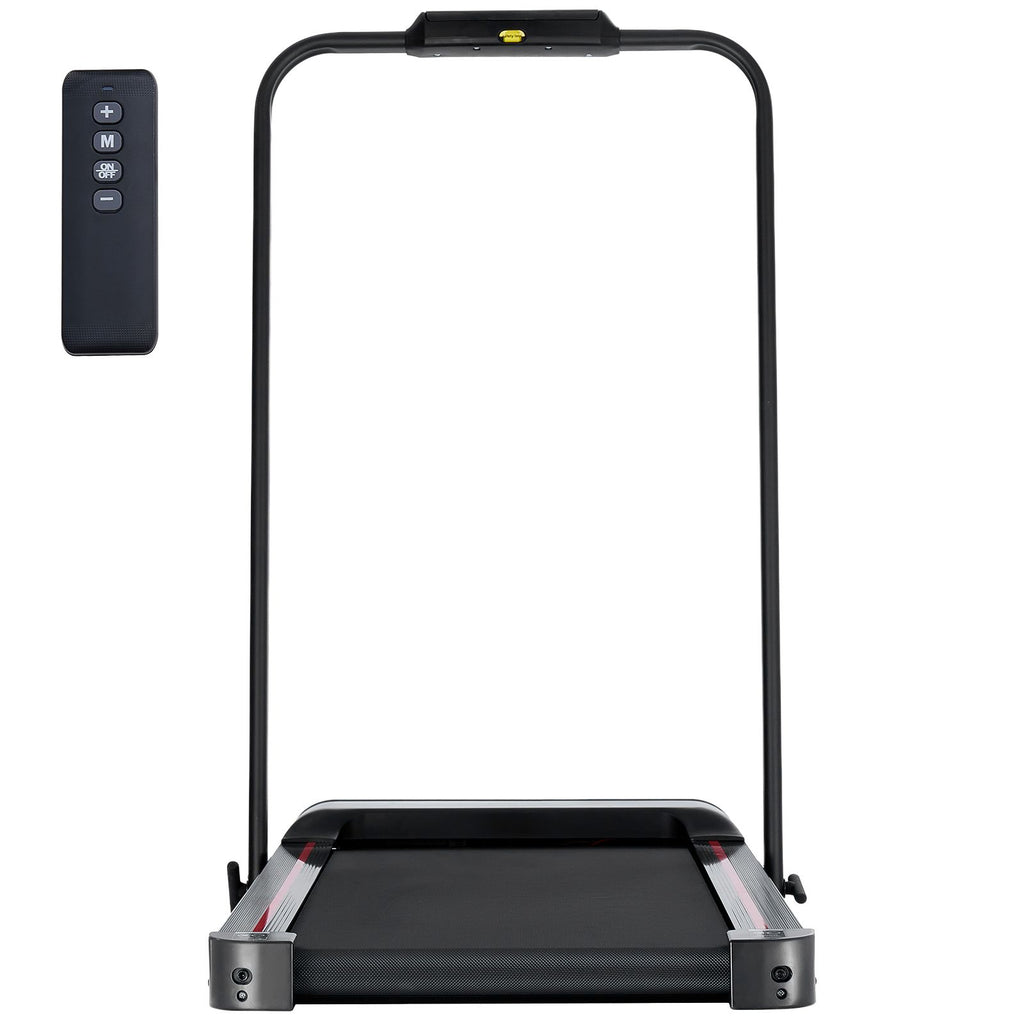 Walking Pad, Under Desk Treadmill for Home Office, Working Walking Running Machine, 265 Lbs Capacity Folding Treadmill, 2.5HP 2 in 1 Portable Pad with Handle Bar, Remote Control and LED Display