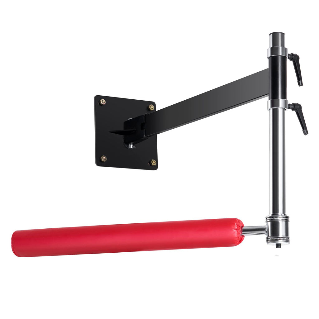 Wall Mount Boxing Spinning Bar, Adjustable Punching Spinning Bar, Boxing Speed Trainer with Gloves, Red Reflex Boxing Bar, Boxing Training Equipment for Kickboxing, MMA, Stress Relief & Fitness