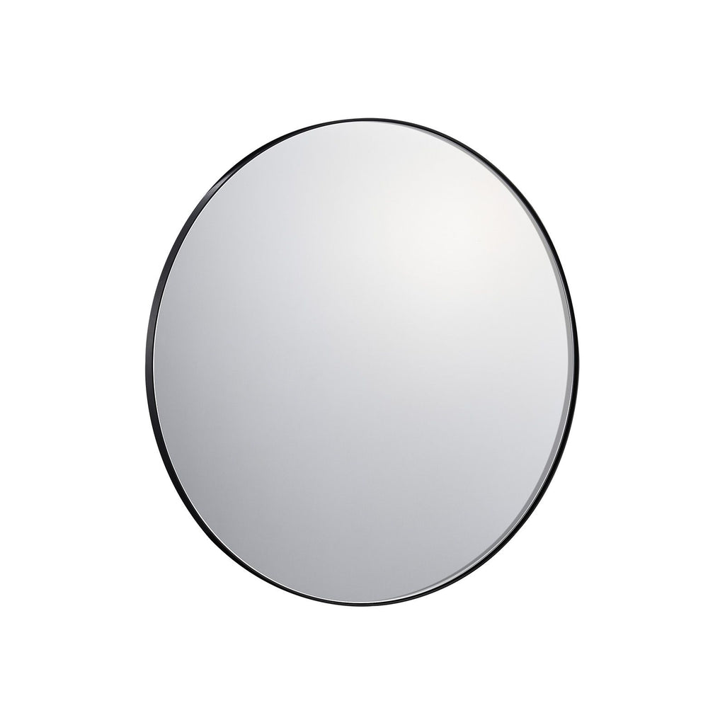 Wall Mounted Makeup Mirror, 0.15" Thick, 30 in Mirror with Aluminium Alloy Frame & Explosion-Proof Film, Scratch-Resistant Mirror with Z-Shaped Bracket, Fit for Bathroom/Bedroom/Living Room