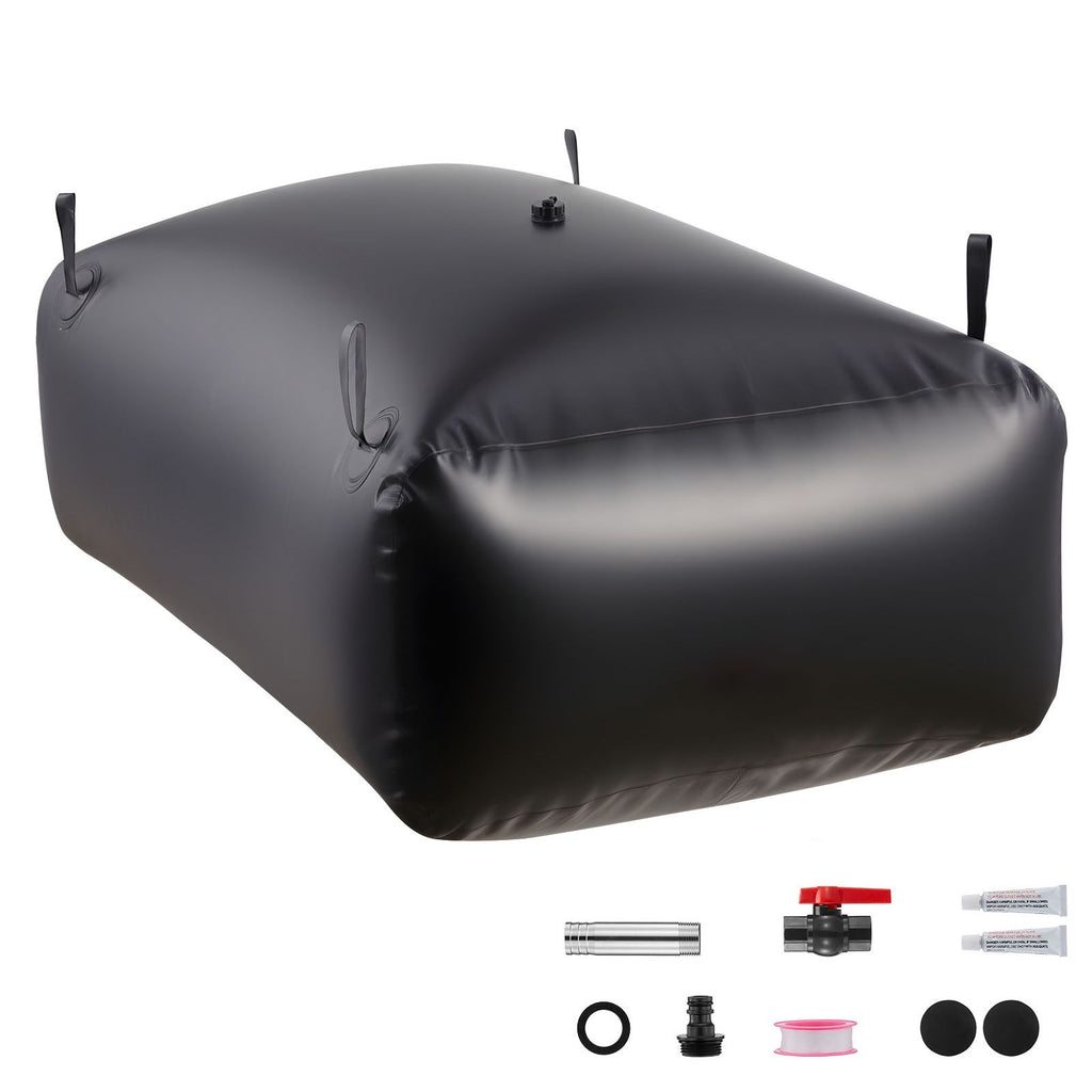 Water Storage Bladder 142.7 Gallon Large Capacity Water Bag, Portable & Collapsible Soft Waters Container, Leakproof & Tear-Resistant PVC Emergency Waters Storage Tank for RV Truck & Outdoor Use