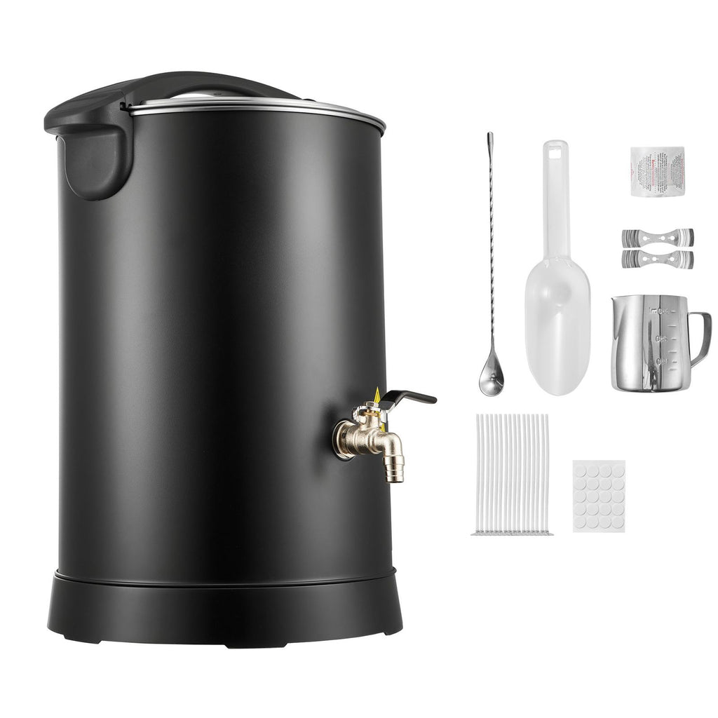 Wax Melter for Candle Making, 10.6 Qts, Fast and Even Heating, with Easy Pour Spout and Temp Digital Display, Hourglass Base for Non-Stick Smooth Flow, Wax Melting Pot for Making Candles Soaps