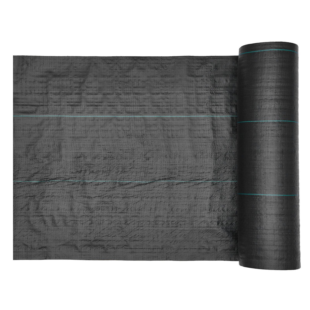 Weed Barrier Fabric Heavy Duty, 6x250FT 5oz Landscape Fabric, Woven Weed Blocker Fabrics, Garden Fabrics Weeds Barrier, Weeds Control Ground Cover, Geotextile Webbing, Gardening Mat, Black