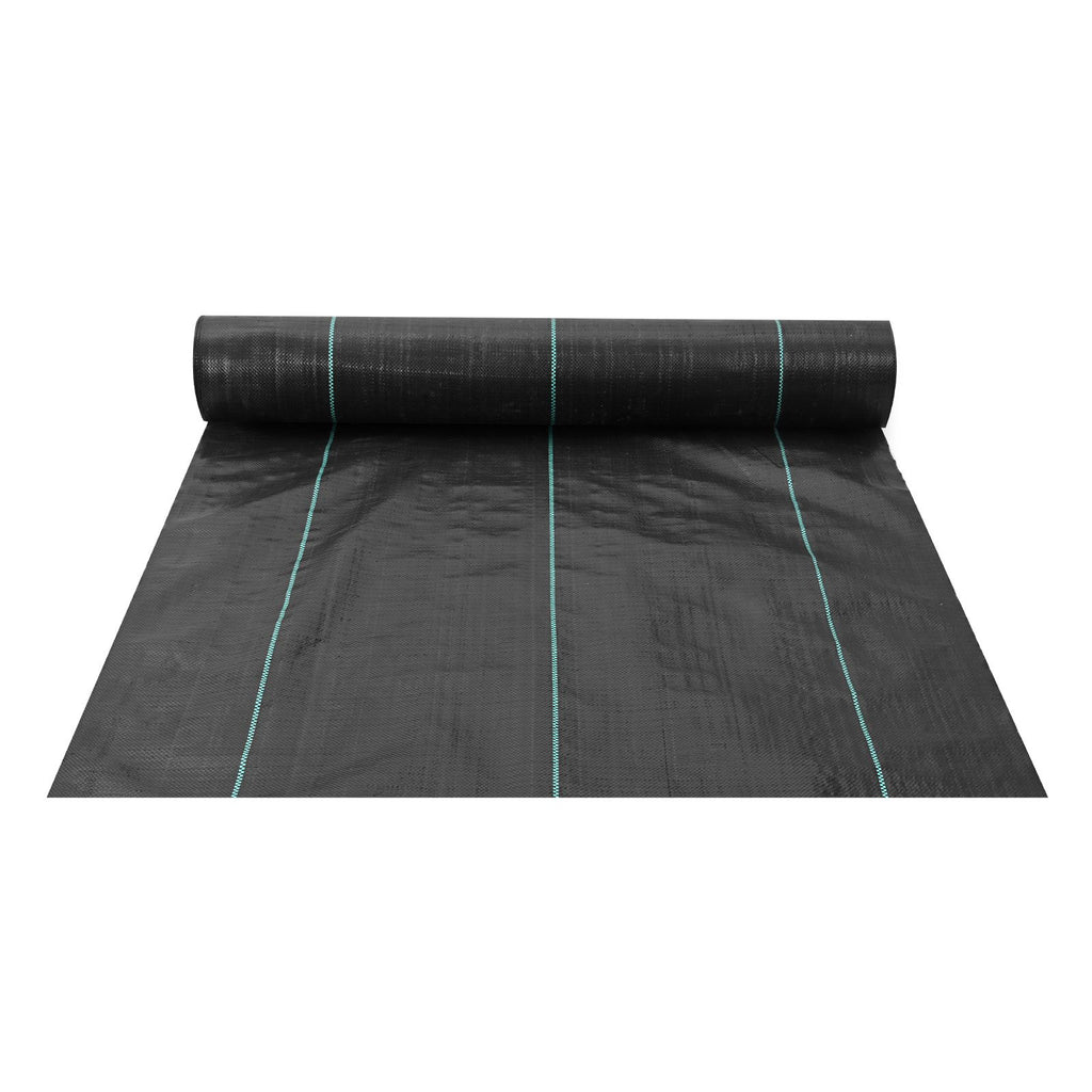Weed Barrier Landscape Fabric, 6*300FT Heavy Duty Garden Weed Fabric, Woven PP Weed Control Fabric, Driveway Fabric, Geotextile Fabric for Landscaping, Ground Cover, Weed Blocker Weed Mat, Black