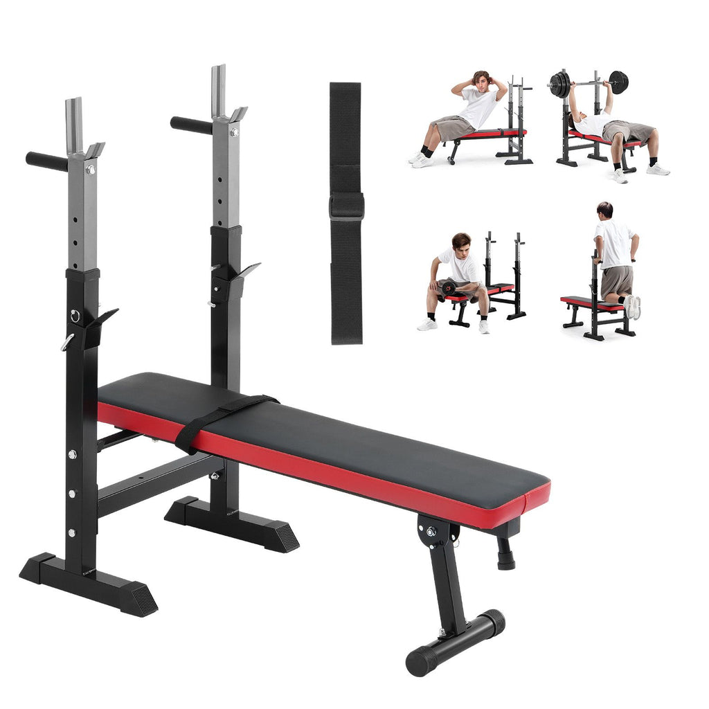 Weight Bench, Adjustable Weight Bench for Full Body Workout, 400lbs Exercise Sit up Bench for Home Gym Strength Training, Weight Bench Press with Quick Folding and Fast Adjustment