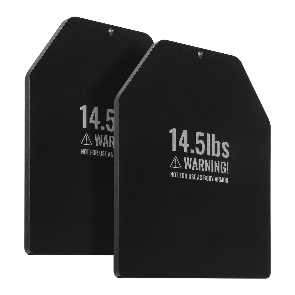 Weight Vest Plates, 14.5 LB Pairs, Premium Steel Weighted plates, Contoured Ergonomic Fit – WODs, Additional Weight for Weight Vests, for Strength Training, Running, Fitness, Heavy Workouts