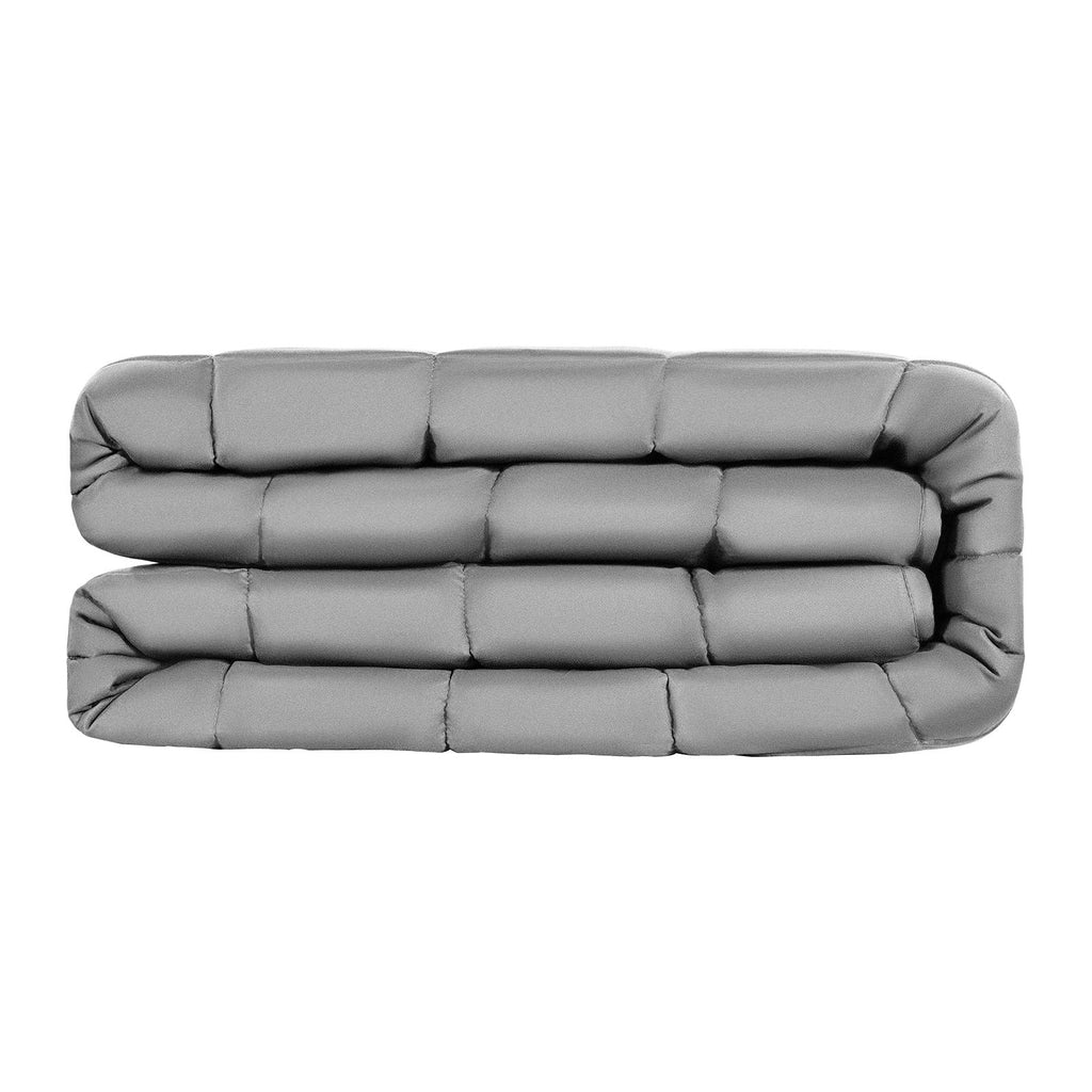 Weighted Blanket, 20 lbs, 88 x 104 in King Size, Cooling Breathable Heavy Blanket with Glass Beads, All-Season Use, Suitable for 200-250 lbs Adults, Anxiety Stress Relief, Improve Sleep, Grey