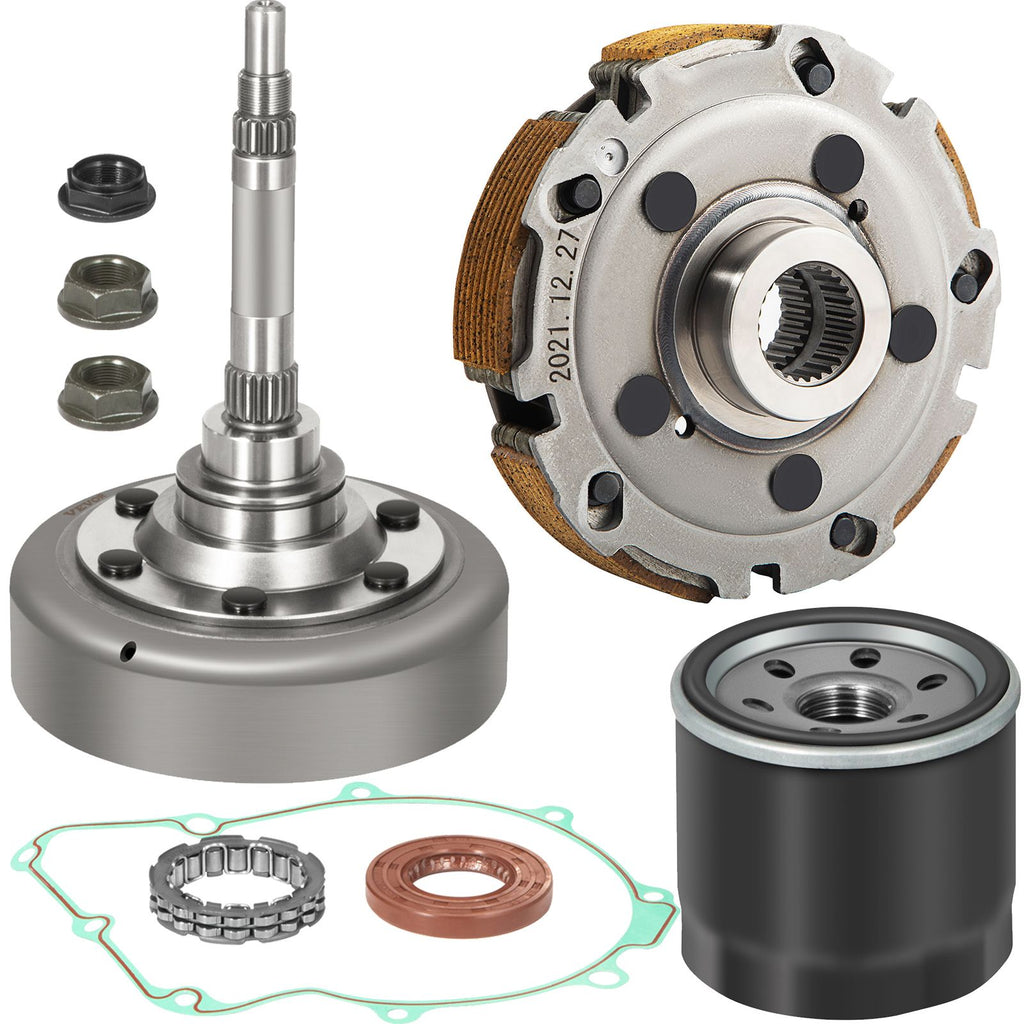 Wet Clutch Kits Assembly compatible with UTV ATV 500 700 MSU-500 MSU-700 Massimo Alligator Menards Yardsport Qlink FrontRunner Supermach