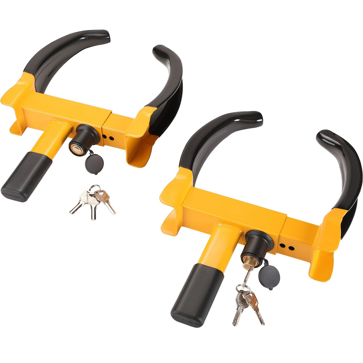 Wheel Lock, 2 Packs Universal Wheel Clamp Lock, Adjustable Anti The ...