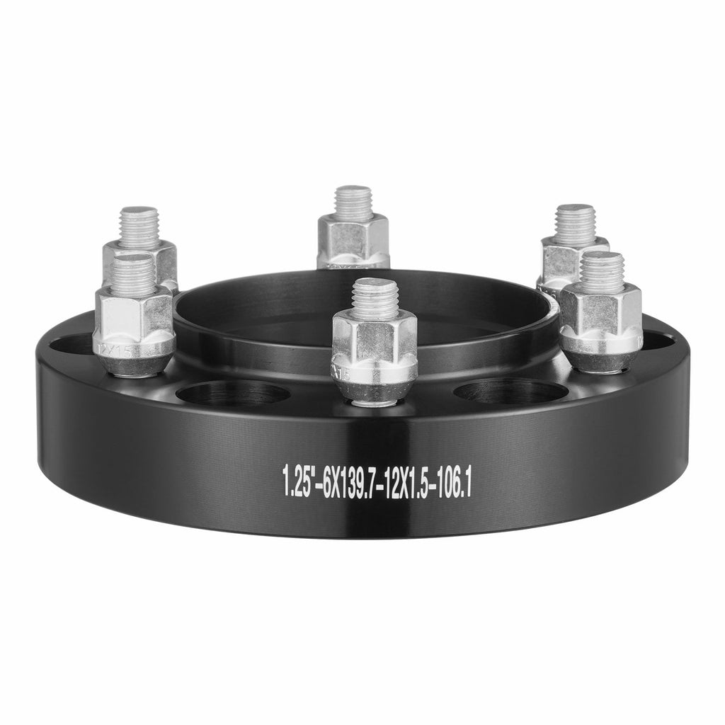 Wheel Spacers, 1.25" 6"x5" Wheel Adapters, 6 Lug Forged Spacer, 106.1 mm Bore Hubcentric M12 x1.5 Studs Spacers, Fit for 1979-2023 Toyota and Lexus, 4 PCS Blue