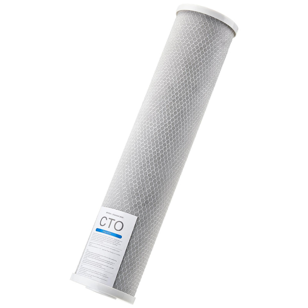 Whole House Water Filter Replacement Cartridge, 4.5" x 20" CTO Carbon Block, Replacement Filter for 3-Stage Whole Home Water Filtration System, Reduce Chlorine, Bad Taste, Odor