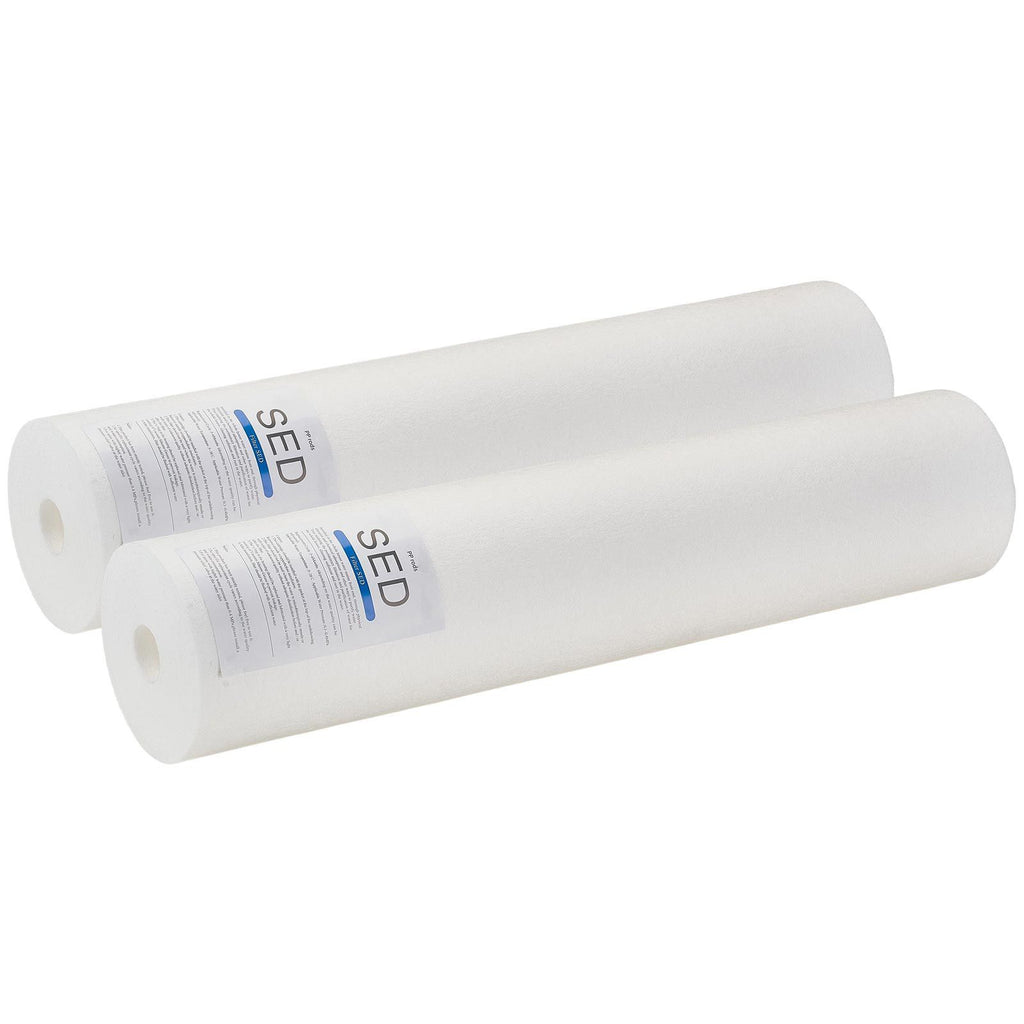 Whole House Water Filter Replacement Cartridge, 4.5" x 20" Polypropylene Sediment Filter for 3-Stage Whole Home Water Filtration System, Reduce Sand, Rust, Chlorine, Bad Taste, Odor
