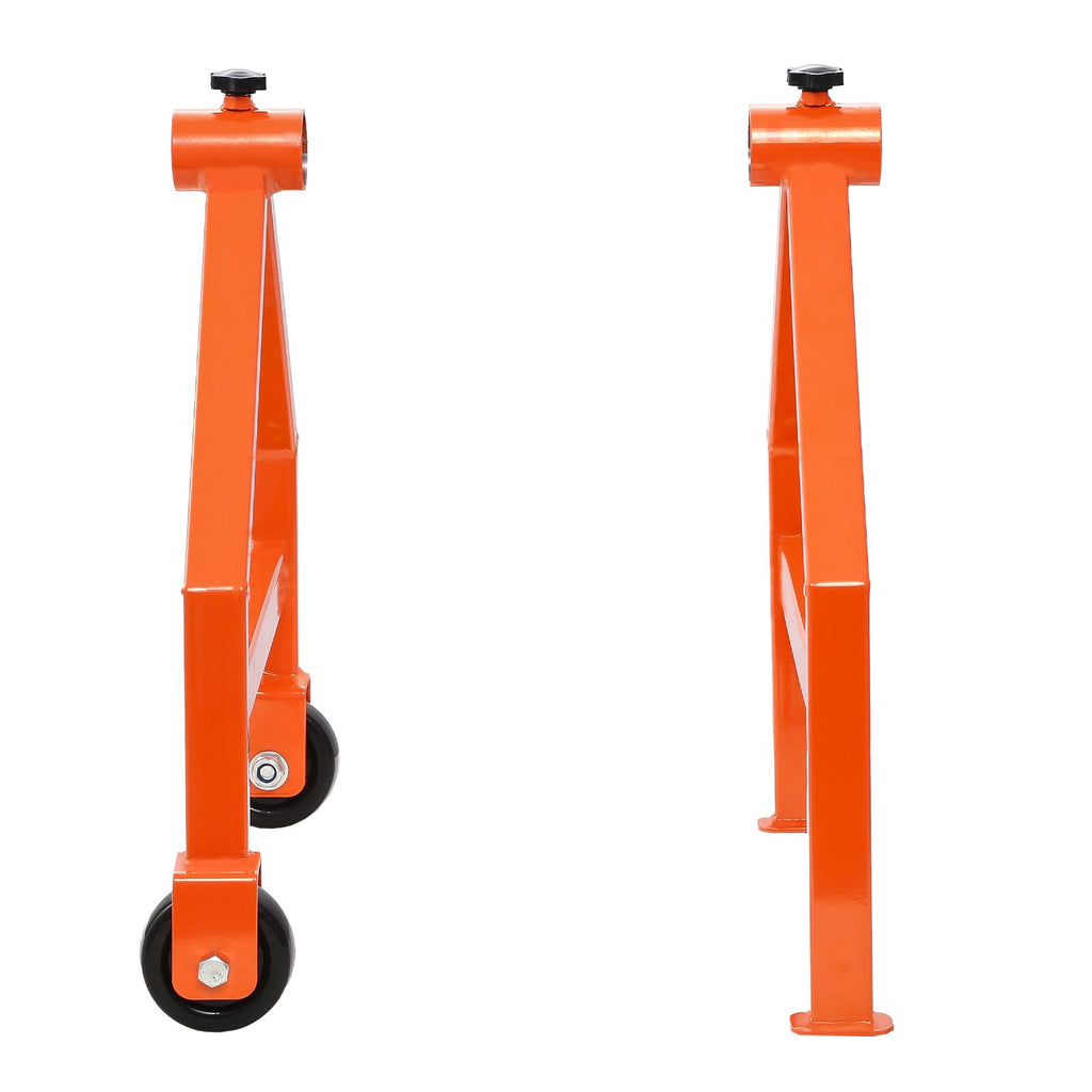 Wire Spool Rack, 220 lbs Load Capacity, Portable Cable Caddy, Moveable Wire Rack with Wheels, Spool Holder, Up to 29.9 in Diameter, for Electrical Industrial and Retail Use, Working Efficiency