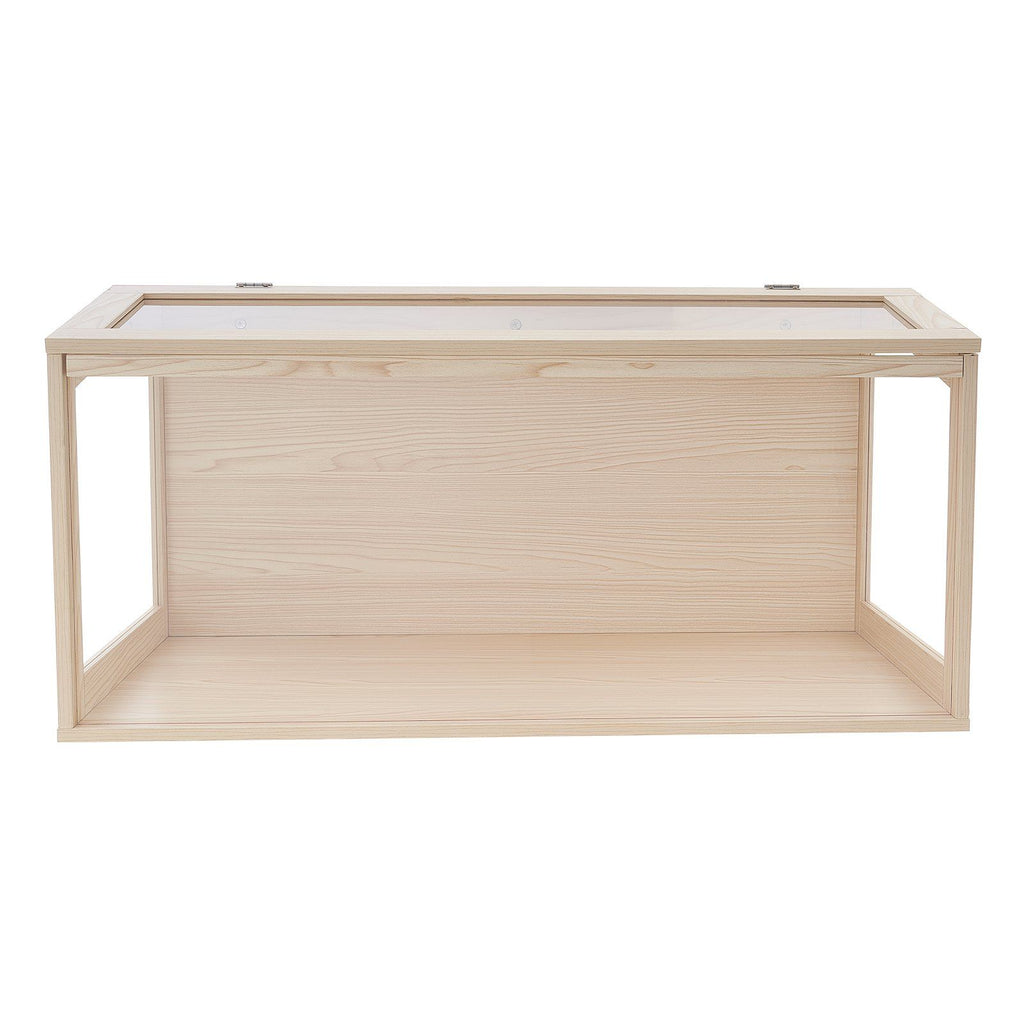 Wooden Hamster Cage 40.1"x20.4"x20.1" 270° Viewing Hamster Habitat, Chewproof Acrylic Small Animal Cage with Openable Top, Large Pet Enclosure for Syrian/Dwarf Hamsters, Guinea Pigs & Gerbils