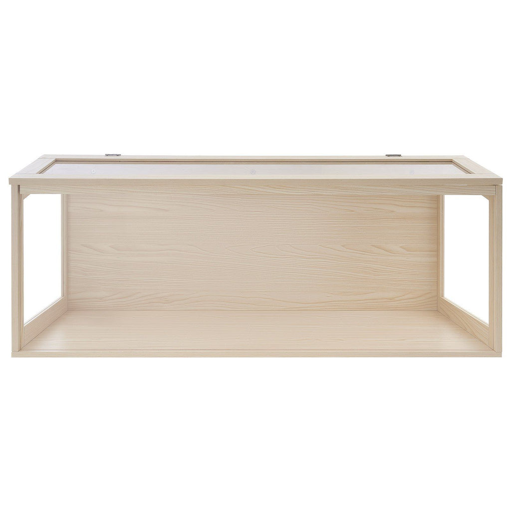 Wooden Hamster Cage 48"x20.1"x20.1" 270° Viewing Hamster Habitat, Chewproof Acrylic Small Animal Cage with Openable Top, Large Pet Enclosure for Syrian/Dwarf Hamsters, Guinea Pigs & Gerbils