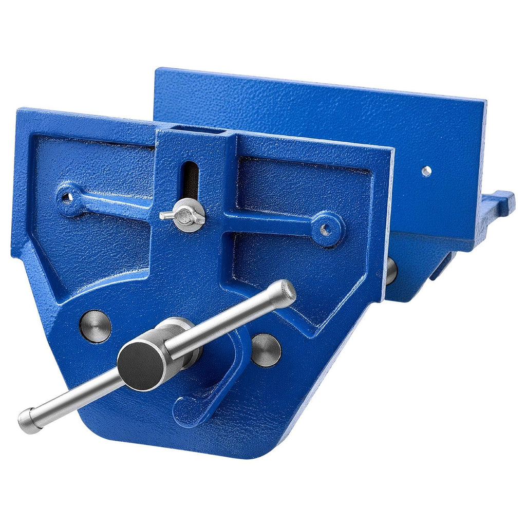 Woodworking Vise, 9 Inch Jaw Width, Quick Release Wood Bench Vise, 10.2 Inch Max Jaw Opening, Heavy-duty Cast Iron Construction, Adjustable Front Stop, Workbench Vice, for Woodworking Drilling